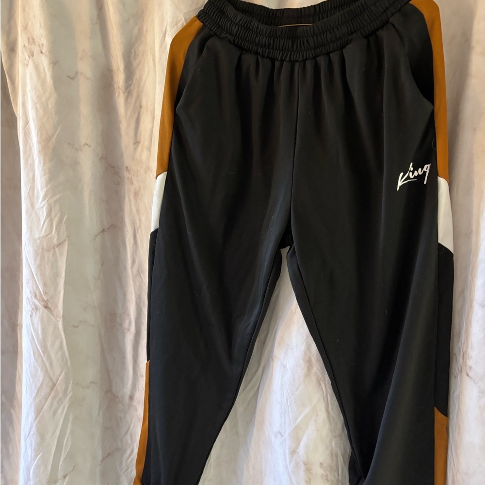 SHEIN Black and Brown Joggers
